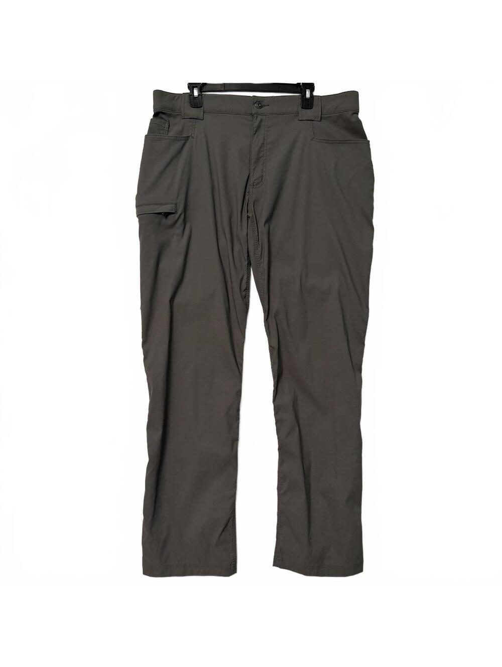 Duluth Flex Dry On The Fly Relaxed Fit Pants Men's 38x34 Gray Stretch Outdoor
